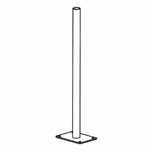 LAADIMISJAAMA POSTI KINNITUS VÄRVITUD 1100mm